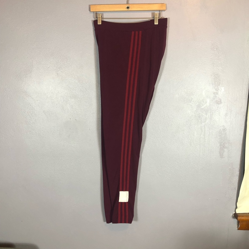 Adidas Burgundy Leggings Size XL